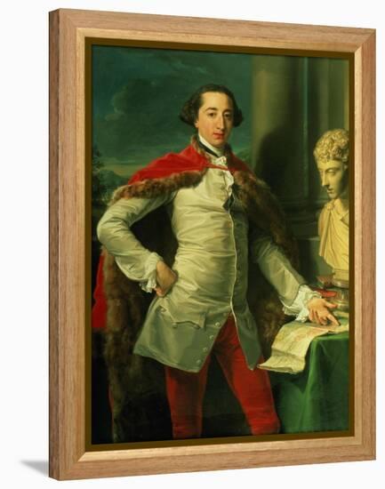 Portrait of a Gentleman-Pompeo Girolamo Batoni-Framed Premier Image Canvas