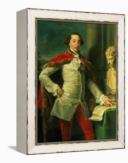 Portrait of a Gentleman-Pompeo Girolamo Batoni-Framed Premier Image Canvas