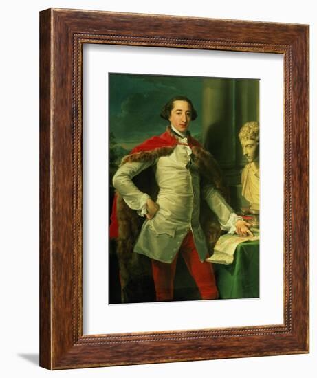 Portrait of a Gentleman-Pompeo Girolamo Batoni-Framed Giclee Print