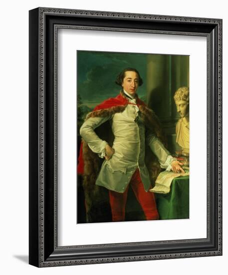 Portrait of a Gentleman-Pompeo Girolamo Batoni-Framed Giclee Print