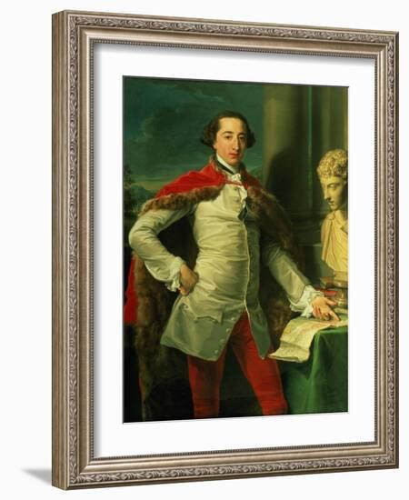 Portrait of a Gentleman-Pompeo Girolamo Batoni-Framed Giclee Print