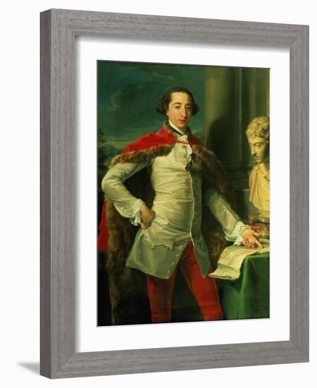 Portrait of a Gentleman-Pompeo Girolamo Batoni-Framed Giclee Print