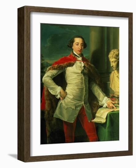 Portrait of a Gentleman-Pompeo Girolamo Batoni-Framed Giclee Print