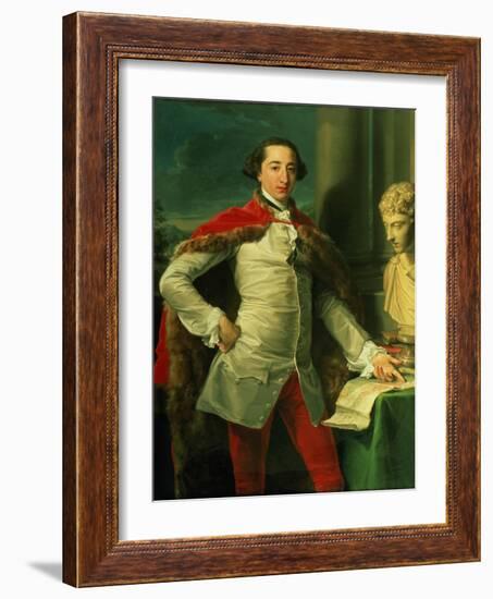 Portrait of a Gentleman-Pompeo Girolamo Batoni-Framed Giclee Print