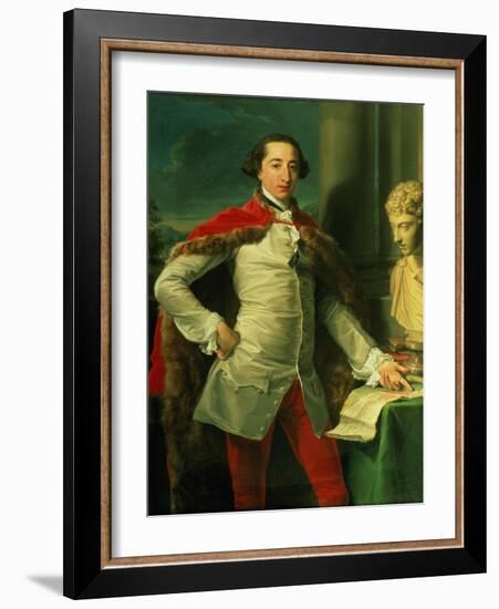 Portrait of a Gentleman-Pompeo Girolamo Batoni-Framed Giclee Print