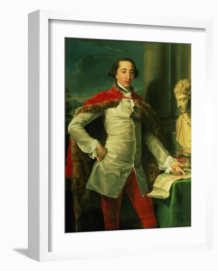 Portrait of a Gentleman-Pompeo Girolamo Batoni-Framed Giclee Print