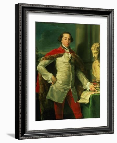 Portrait of a Gentleman-Pompeo Girolamo Batoni-Framed Giclee Print