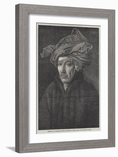 Portrait of a Gentleman-Jan van Eyck-Framed Giclee Print