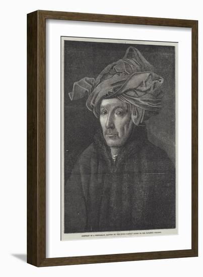 Portrait of a Gentleman-Jan van Eyck-Framed Giclee Print