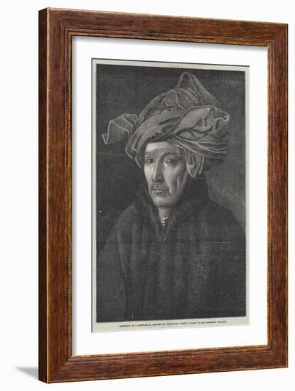 Portrait of a Gentleman-Jan van Eyck-Framed Giclee Print