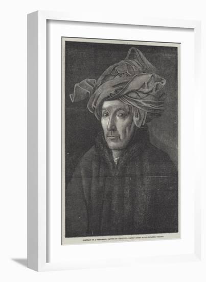 Portrait of a Gentleman-Jan van Eyck-Framed Giclee Print