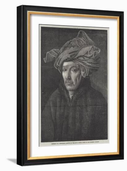 Portrait of a Gentleman-Jan van Eyck-Framed Giclee Print