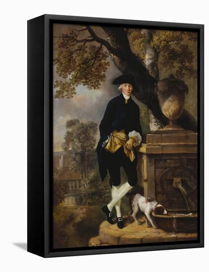 Portrait of a Gentleman-Thomas Gainsborough-Framed Premier Image Canvas