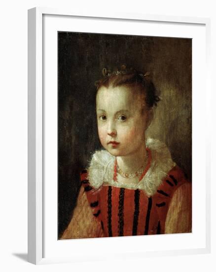 Portrait of a Girl, 16th or Early 17th Century-Federico Barocci-Framed Giclee Print