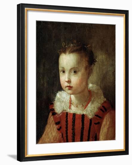 Portrait of a Girl, 16th or Early 17th Century-Federico Barocci-Framed Giclee Print