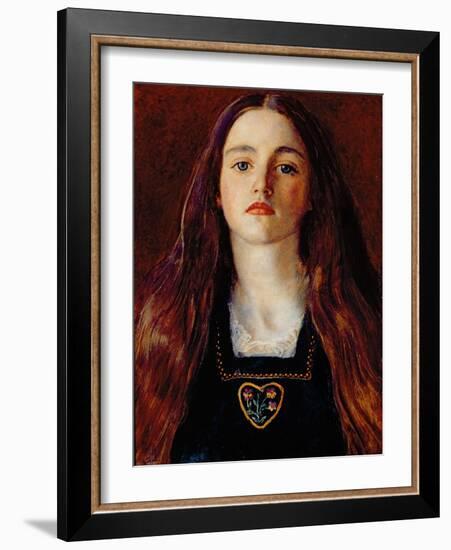 Portrait of a Girl, 1857-John Everett Millais-Framed Giclee Print