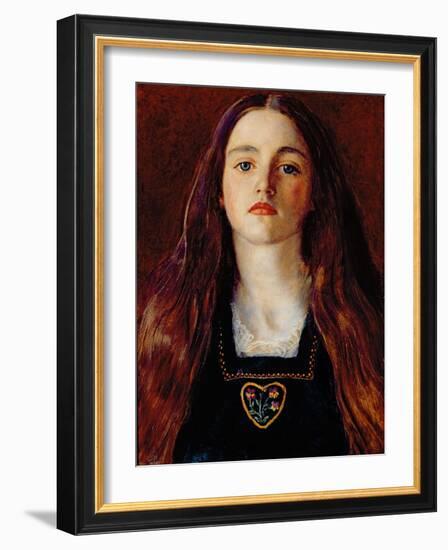 Portrait of a Girl, 1857-John Everett Millais-Framed Giclee Print