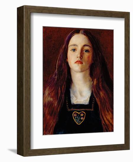 Portrait of a Girl, 1857-John Everett Millais-Framed Giclee Print