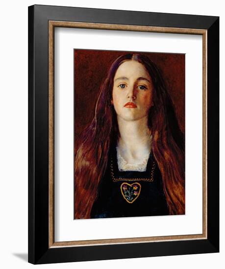 Portrait of a Girl, 1857-John Everett Millais-Framed Giclee Print