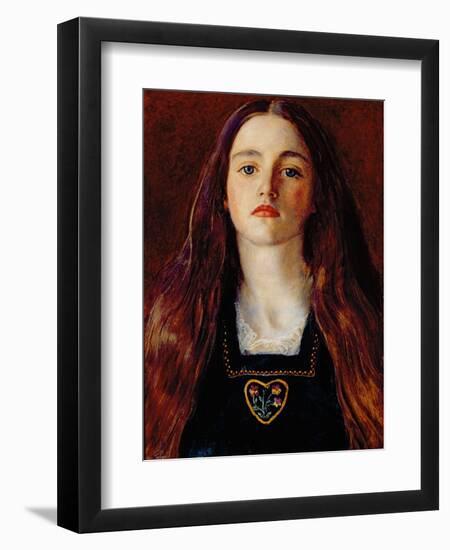 Portrait of a Girl, 1857-John Everett Millais-Framed Giclee Print
