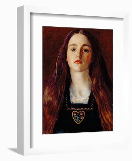 Portrait of a Girl, 1857-John Everett Millais-Framed Giclee Print