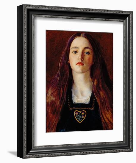 Portrait of a Girl, 1857-John Everett Millais-Framed Giclee Print