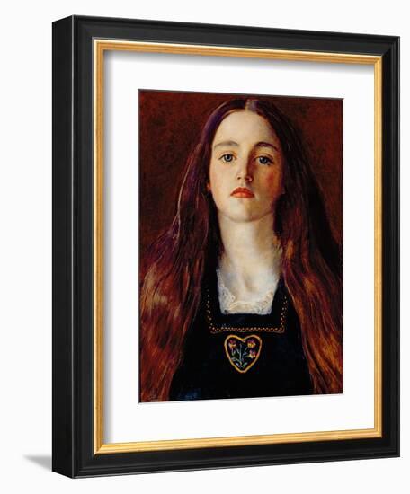 Portrait of a Girl, 1857-John Everett Millais-Framed Giclee Print