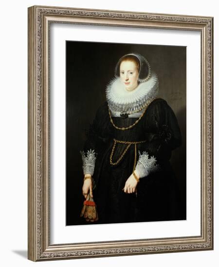 Portrait of a Girl, Aged 18-Michiel Jansz. van Miereveld-Framed Giclee Print