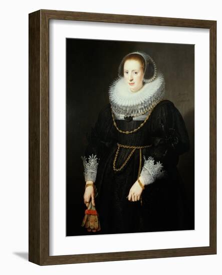 Portrait of a Girl, Aged 18-Michiel Jansz. van Miereveld-Framed Giclee Print