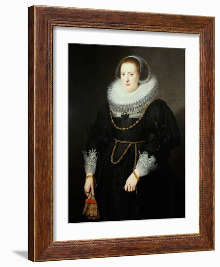 Portrait of a Girl, Aged 18-Michiel Jansz. van Miereveld-Framed Giclee Print