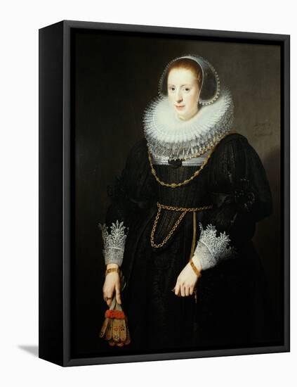 Portrait of a Girl, Aged 18-Michiel Jansz. van Miereveld-Framed Premier Image Canvas