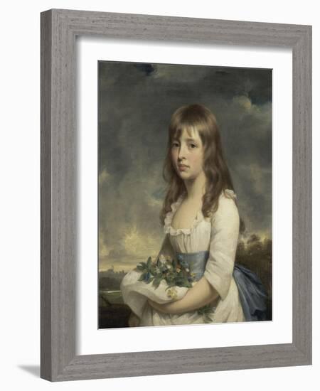 Portrait of a Girl, C.1790-Sir William Beechey-Framed Giclee Print