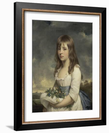 Portrait of a Girl, C.1790-Sir William Beechey-Framed Giclee Print