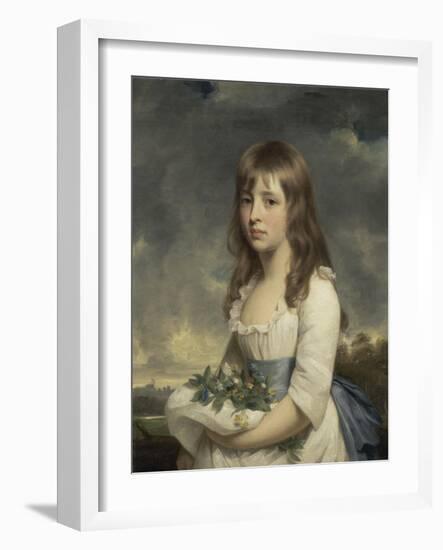 Portrait of a Girl, C.1790-Sir William Beechey-Framed Giclee Print