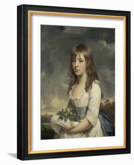 Portrait of a Girl, C.1790-Sir William Beechey-Framed Giclee Print