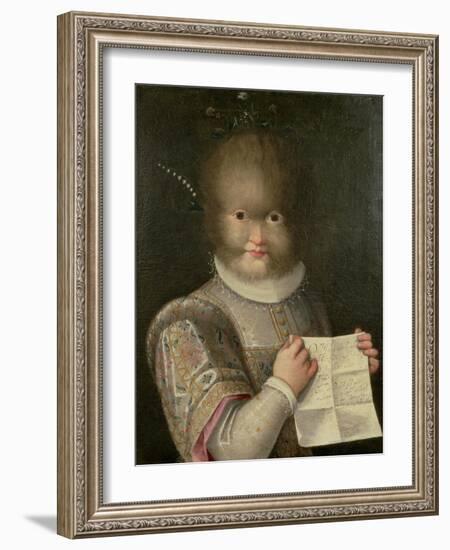 Portrait of a Girl Covered in Hair-Lavinia Fontana-Framed Giclee Print