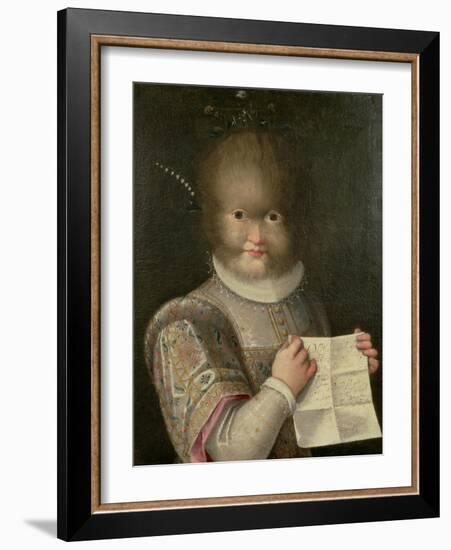 Portrait of a Girl Covered in Hair-Lavinia Fontana-Framed Giclee Print