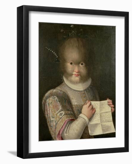 Portrait of a Girl Covered in Hair-Lavinia Fontana-Framed Giclee Print