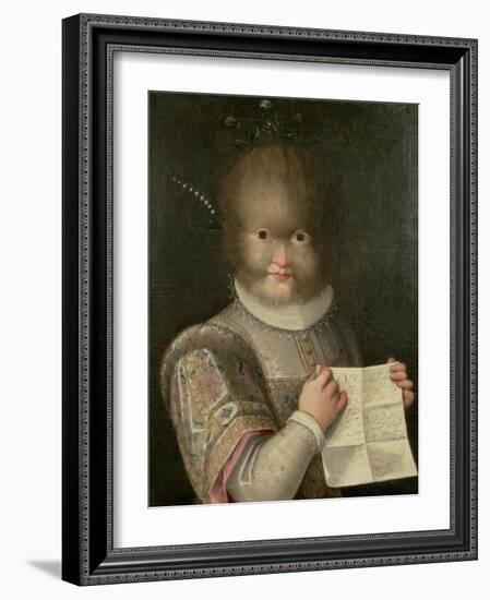 Portrait of a Girl Covered in Hair-Lavinia Fontana-Framed Giclee Print