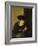 Portrait of a Girl in a Black Hat-Charles Haslewood Shannon-Framed Giclee Print
