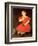Portrait of a Girl in a Red Dress-Phillips-Framed Giclee Print