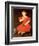 Portrait of a Girl in a Red Dress-Phillips-Framed Giclee Print