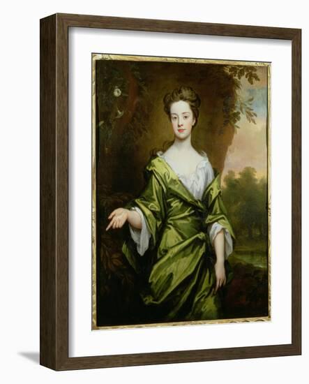 Portrait of a Girl in Green, Probably a Marriage Portrait, 1702-Godfrey Kneller-Framed Giclee Print