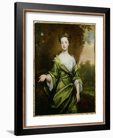 Portrait of a Girl in Green, Probably a Marriage Portrait, 1702-Godfrey Kneller-Framed Giclee Print