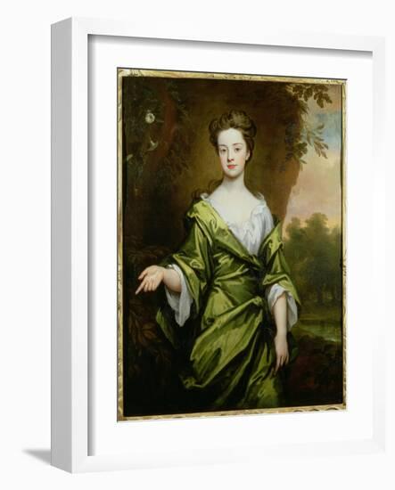 Portrait of a Girl in Green, Probably a Marriage Portrait, 1702-Godfrey Kneller-Framed Giclee Print