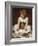 Portrait of a Girl seated on a Rug-Frederick Leighton-Framed Giclee Print