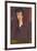 Portrait of a Girl-Amedeo Modigliani-Framed Art Print