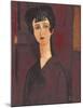 Portrait of a Girl-Amedeo Modigliani-Mounted Art Print