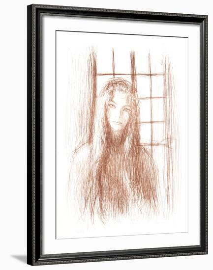 Portrait of a Girl-Dimitrie Berea-Framed Limited Edition