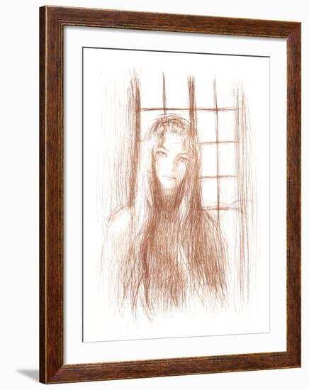 Portrait of a Girl-Dimitrie Berea-Framed Limited Edition